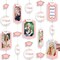 Big Dot of Happiness Rose Gold Graduation Party Vertical Photo Garland 35 Pieces